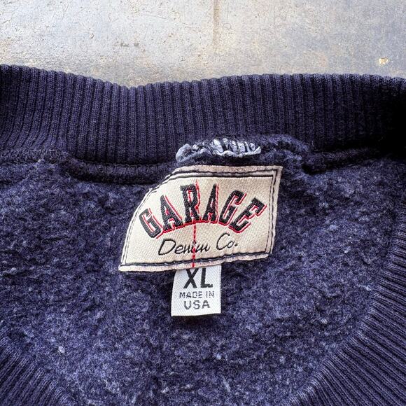 Cool Vintage 90s Garage Denim Jean Company Sweatshirt - Picture 4 of 7